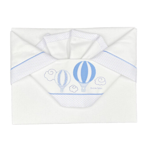ANDY & HELEN 2/400D01MAXI_C Cot Bed Sheets Maxi 3 Pcs