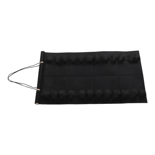 2Pcs Black Felt Multifunctional Martial Arts Belt Holder Display