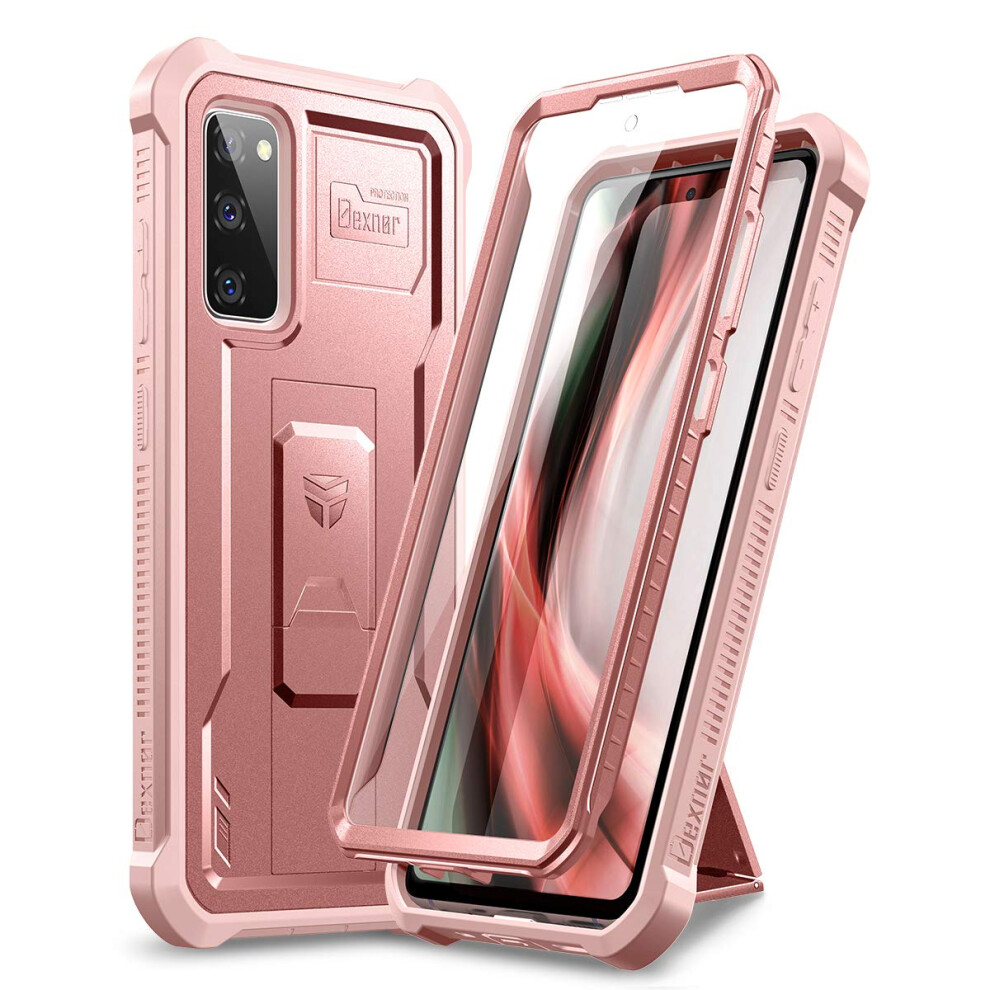 Dexnor Compatible With Samsung Galaxy S20 Fe 5G Case 6.5 Inch (Not Fit Galaxy S20) With Built-In Screen Protector Military-Grade 360 Full Body 6972291199357
