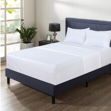 AUSA Luxurious, Wrinkle, Shrinkage and Fade Resistant Soft Brushed Poly Cotton Lightweight Breathable Machine Washable 2x Cot Bed Fitted Sheet (Pack