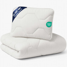 Cot duvet 80x80 cm baby - Soft and breathable bedding for crib and toddler bed Cozy and lightweight filling suitable for all seasons Oeko-Tex