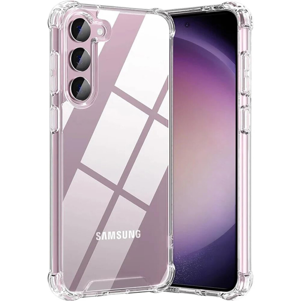 Hually Case Compatible With Samsung Galaxy S21 (6.2-Inch), Crystal Clear Unique Shock,Ultra Thin Flexible Tpu & Hard Pc Cover For Samsung Galaxy S21 - 6974402150226