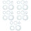 25Pcs Grey Stitching Rulers Acrylic Patchwork Tools for Sewing Crafts 2