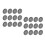 24Pcs Strong Black Iron Sound Box Nets for Microphone and Speakers 8