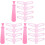3Sets Eyebrow Stencil Kit Pink Reusable Ruler Handheld Eyebrow Tool 2