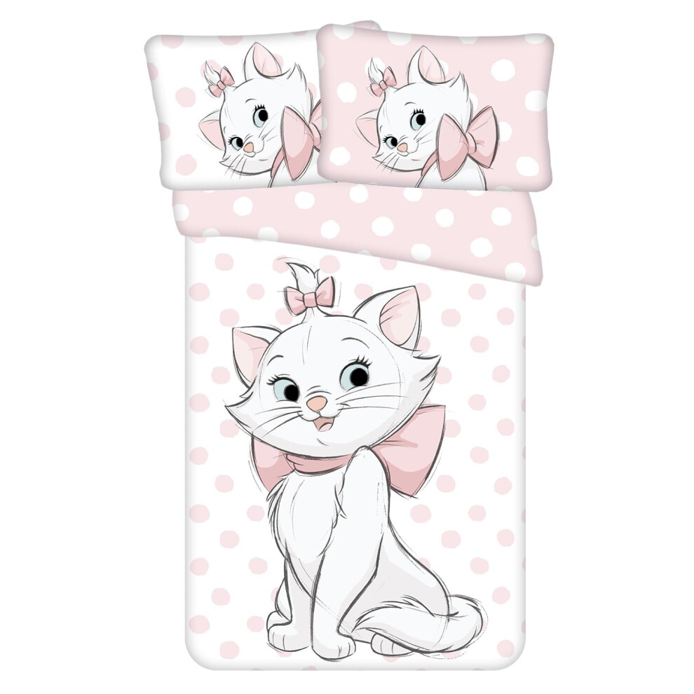 Disney Cat Marie Aristocats Baby Bed Linen 100 X 135 Cm Jerry Fabrics
