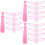3Sets Eyebrow Stencil Kit Pink Reusable Ruler Handheld Eyebrow Tool 6