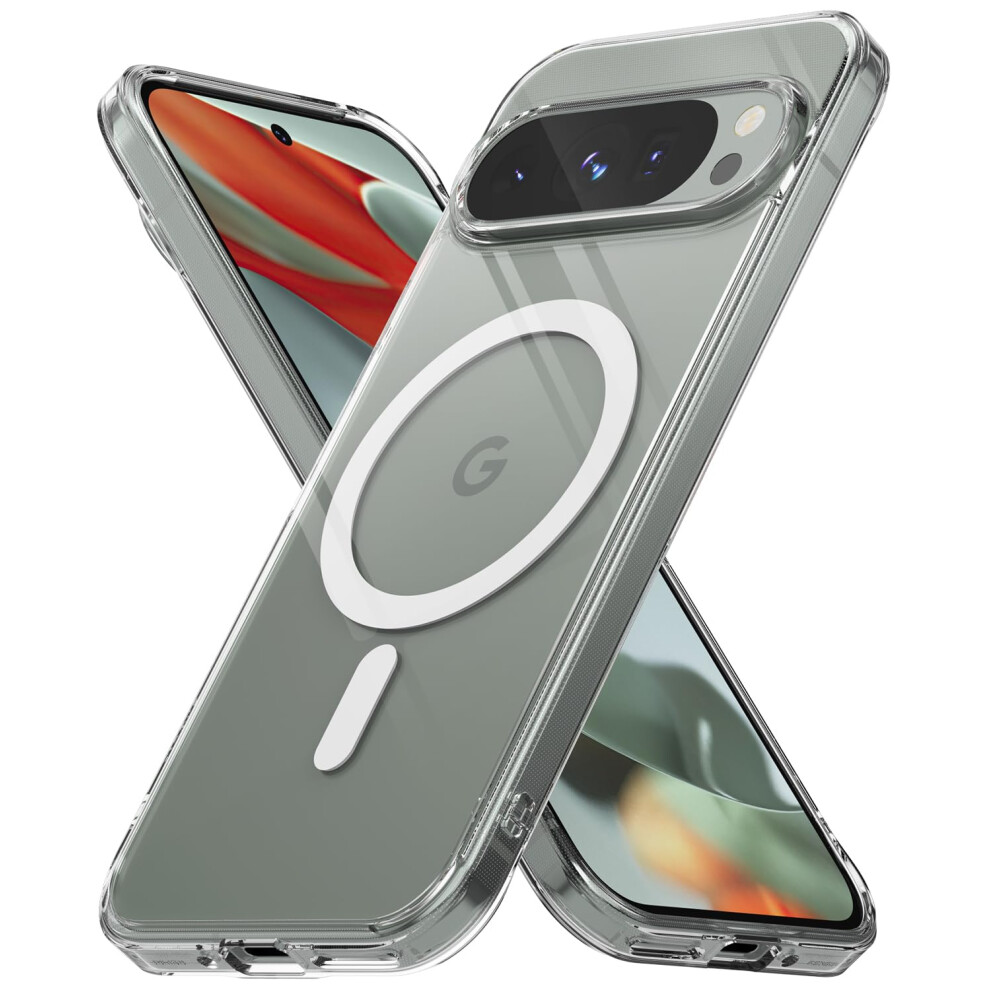 Ringke Fusion Designed For Google Pixel 9 Pro / 9 Case [Compatible With Magsafe] [Scratch Resistant] Slim Transparent Protective Cover With Shockproof 8809961788987