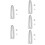 5Sets Silver Ball Roller Chains for Dog Tags Pendant Necklaces DIY 10
