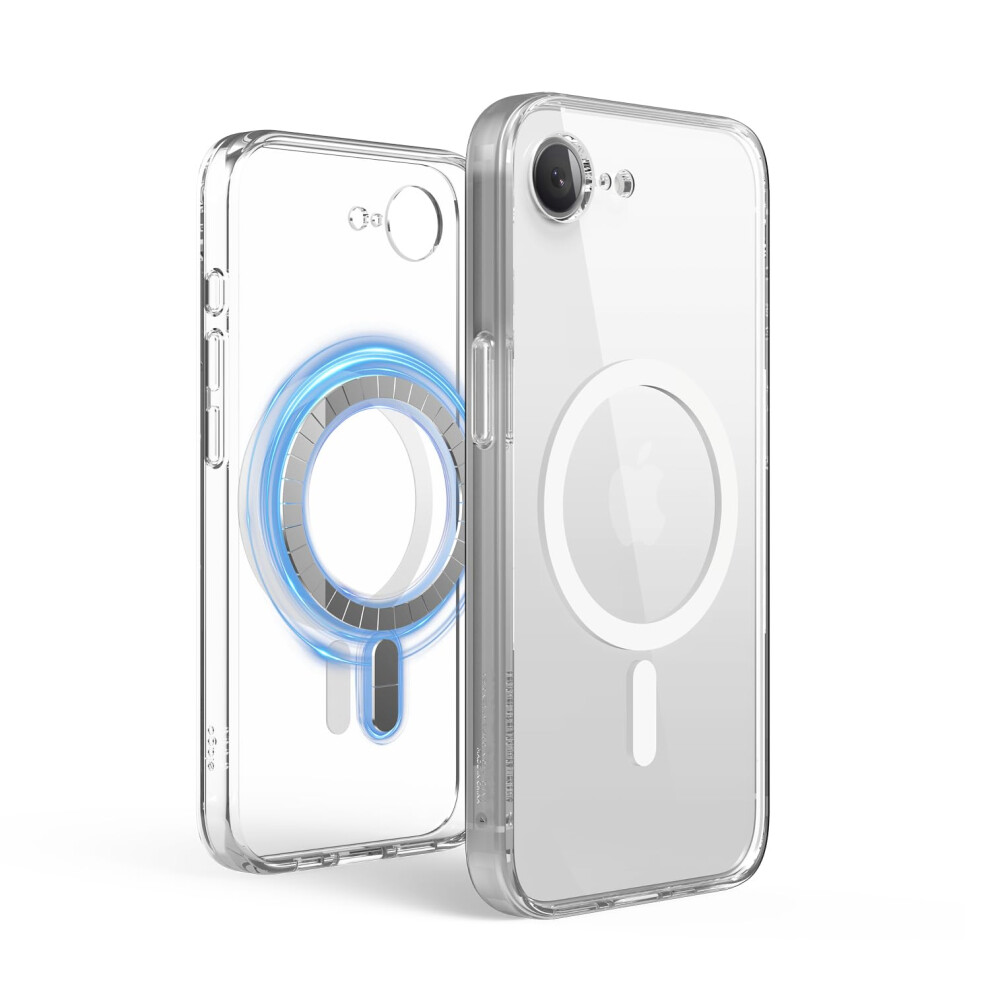 Elago Magnetic Hybrid Case Compatible With Iphone 16E, Supports Magsafe, Scratch-Resistant, Shockproof (Clear) 8800254485224