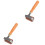 2St Professionele Printmaking Rollers Met Rubber En Handgreep 5