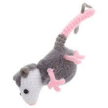 4St Duurzame Wol Auto Spiegelhanger Opossum Auto Ornamenten