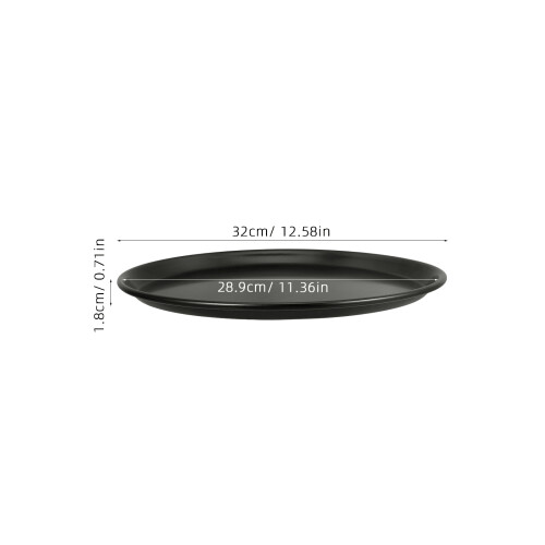 3Pcs Versatile Oven Pizza Pan Aluminum Non-Stick Round Baking Tray 2