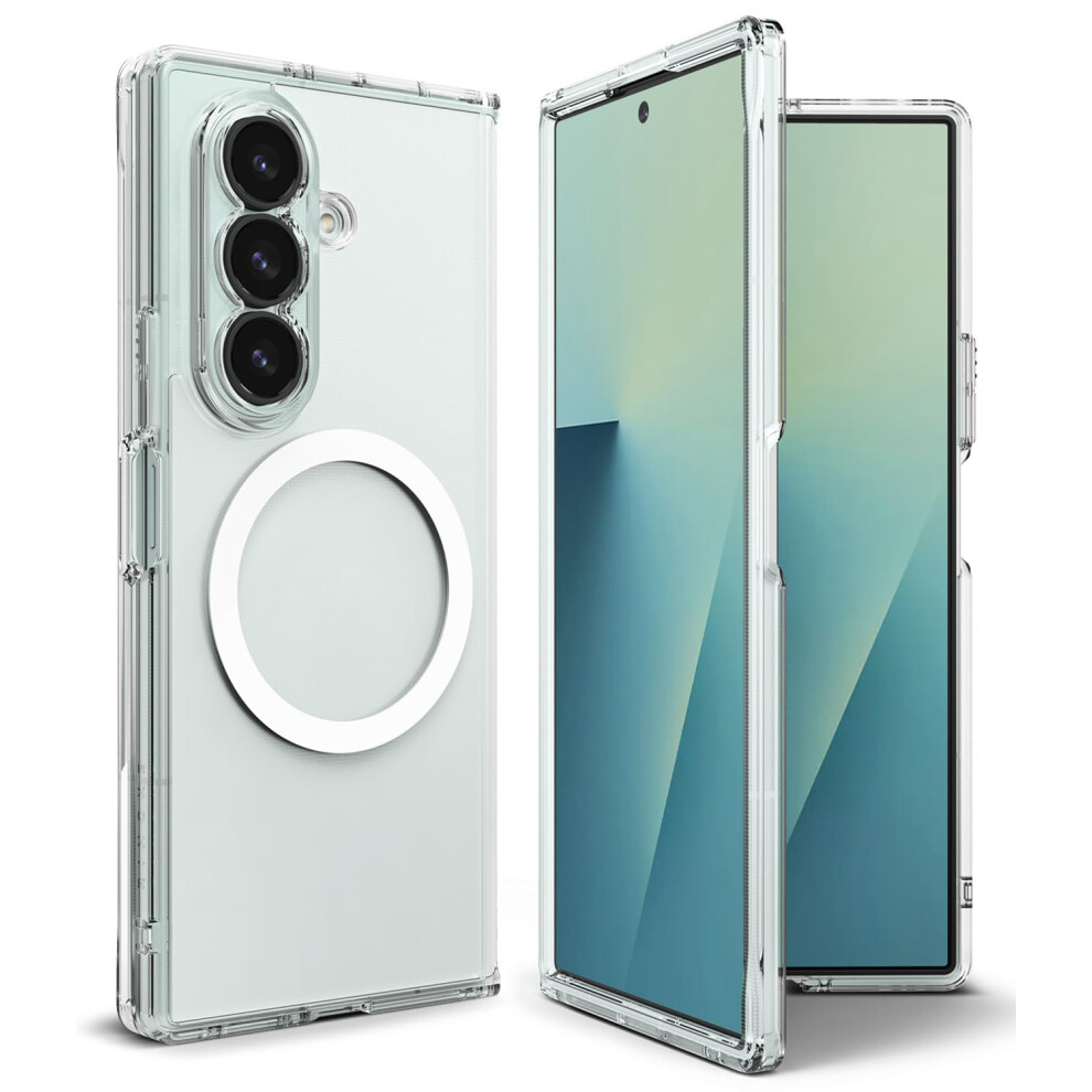 Ringke Fusion Designed For Samsung Galaxy Z Fold 7 Case [Compatible With Magsafe] [Tailored Camera Protection] Slim Transparent Protective Cover With 8800293855286