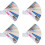 4Sets Multifunctionele Kleurwielen Draagbare Kleurkaarten Tekenen 5