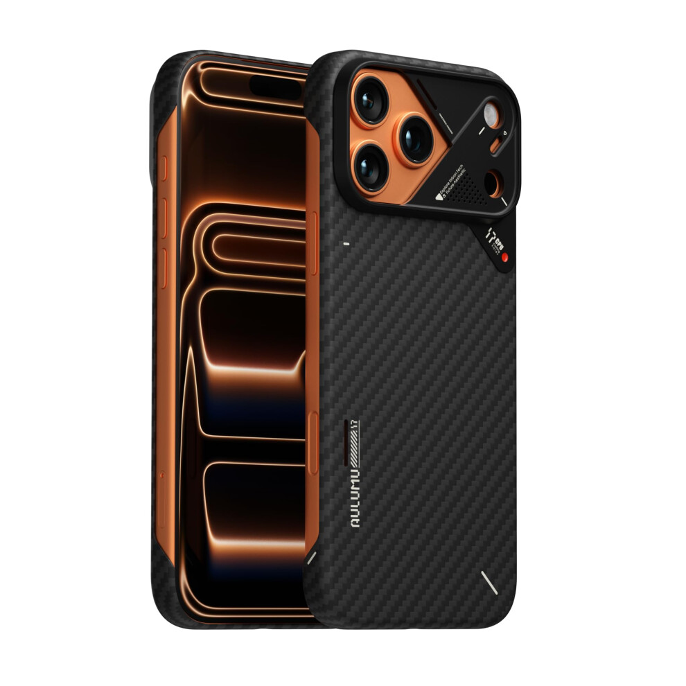 Aulumu A17 Aramid Fiber For Iphone 17 Pro Case | 1500D Ultra Slim Woven | Coolhyper Real Cooling | Compatible With Magsafe 6975941661716