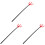 3St Cosplay Duivel Rood Plastic Halloween Feestaccessoire 4