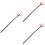 3St Cosplay Duivel Rood Plastic Halloween Feestaccessoire 8