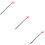 3St Cosplay Duivel Rood Plastic Halloween Feestaccessoire 11