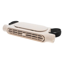 5St Auto Achterzitventilator USB Koeling Beige ABS Stille Vent