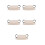 5St Auto Achterzitventilator USB Koeling Beige ABS Stille Vent 8