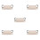 5St Auto Achterzitventilator USB Koeling Beige ABS Stille Vent 4
