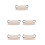 5St Auto Achterzitventilator USB Koeling Beige ABS Stille Vent 6