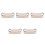 5St Auto Achterzitventilator USB Koeling Beige ABS Stille Vent 9