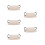 5St Auto Achterzitventilator USB Koeling Beige ABS Stille Vent 10