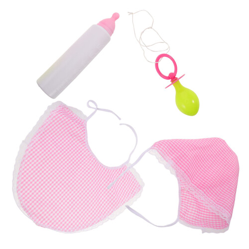 2Ensembles Jeu Costume Jumbo Bébé Rose Bib Cosplay