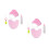 2Ensembles Jeu Costume Jumbo Bébé Rose Bib Cosplay 3