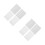 8Pcs Card Reader Cleaning Cards White Efficient Dust Oil Remover 4