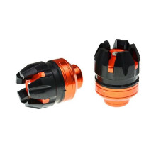 Motorcycle Frame Sliders Front and Rear Wheel Crash Protector Aluminum Alloy AntiFall Design