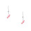 2St Roze Auto Hanger Hart Pomp Alloy Decor Vrouwen 9