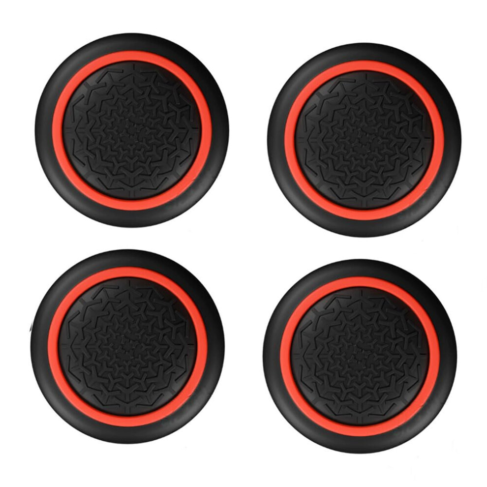 Antislip Silicone Thumb Grips For Nintendo Switch 2 Controller Joystick Caps 4Pcs Red 9053599152965