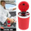 Rood Rook Asbak Voor Auto Abs+metaal Winddicht Met 6