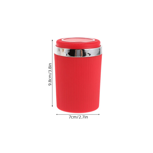 Rood Rook Asbak Voor Auto Abs+metaal Winddicht Met 1