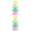 2St Baby Snack En Formule Container 3-Secties Stapelbaar Multi 5
