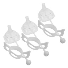 2Sets Wit Siliconen Handle Set Babyfles En Sippy Cup Gebruik