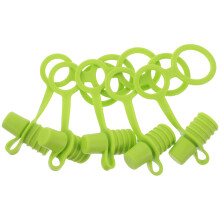 5St Herbruikbare Silicone Flesdop Lichtgroen Kind En Baby