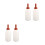 4Pcs Lamb Nursing Bottle Durable PP Material Easy Clean White 4