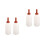 4Pcs Lamb Nursing Bottle Durable PP Material Easy Clean White 6