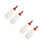 4Pcs Lamb Nursing Bottle Durable PP Material Easy Clean White 8