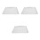 3Pcs Nonstick Aluminum Pizza Baking Pans Perforated for 7