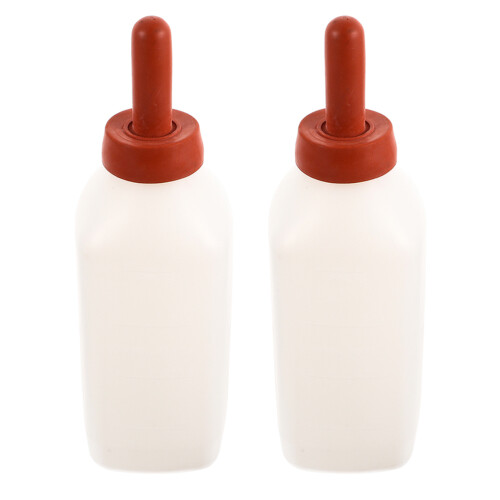 4Pcs Lamb Nursing Bottle Durable PP Material Easy Clean White 2
