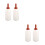 4Pcs Lamb Nursing Bottle Durable PP Material Easy Clean White 5