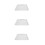 3Pcs Nonstick Aluminum Pizza Baking Pans Perforated for 6