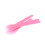 100St Plastic Cosmetic Spatulas Roze Handvat Masker Applicator Make-Up 1