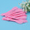 100St Plastic Cosmetic Spatulas Roze Handvat Masker Applicator Make-Up 11