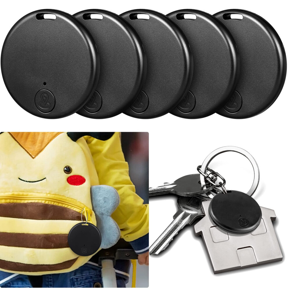 Key Finder Bluetooth Tracker 5 Pack With Smart Loss Alerts For Keys Wallet Pets Luggage 9455672826174